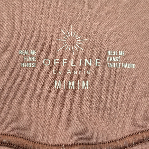 OFFLINE By Aerie Real Me High Waisted Crossover Flare Legging. Size Medium. - Picture 7 of 7